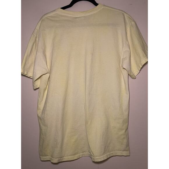 VTG Toby Keith Yellow Tie Dye Courtesy Of The Red White Blue Tshirt L RARE! Y2K - Picture 2 of 6